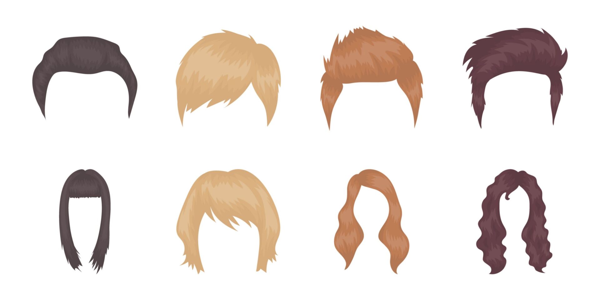Different Men and Women Hairstyles